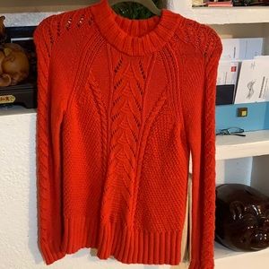 Orange sweater from loft Taylor